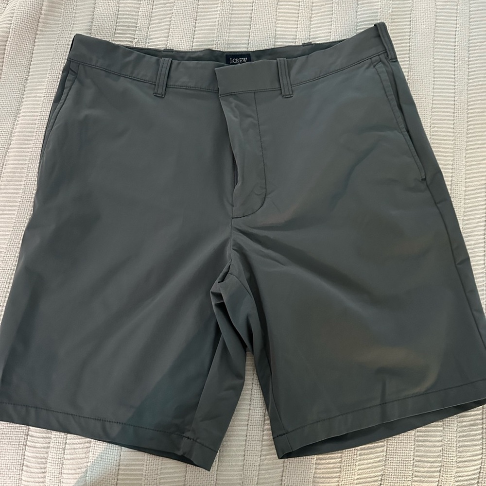 J. Crew Men's Charcoal Flat Front Shorts